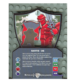 Knights Kingdom II Card, Santis - 26