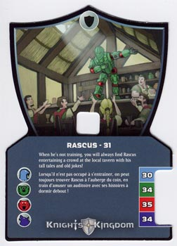 Knights Kingdom II Card, Rascus - 31
