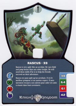 Knights Kingdom II Card, Rascus - 33