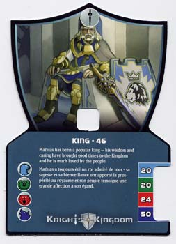 Knights Kingdom II Card, King - 46