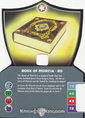 Knights Kingdom II Card, Book of Morcia - 80