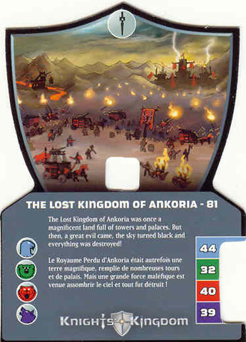 Knights Kingdom II Card, The Lost Kingdom of Ankoria - 81
