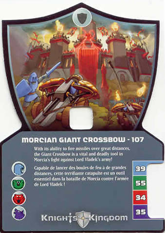 Knights Kingdom II Card, Morcian Giant Crossbow - 107