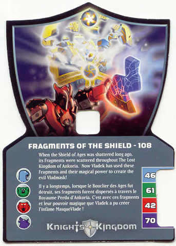Knights Kingdom II Card, Fragments of the Shield - 108
