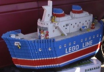 Cruise Ship 'Lego Line' (Glued)