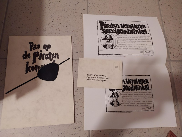 Retailer Informational Letter Pirates (Pas op de Piraten komen)