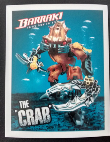 Sticker, BIONICLE Barraki L3 'THE "CRAB"'