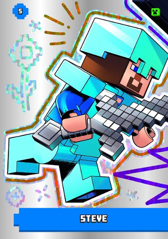 Minecraft Trading Card Collection (German) Series 1 - # 5 Steve