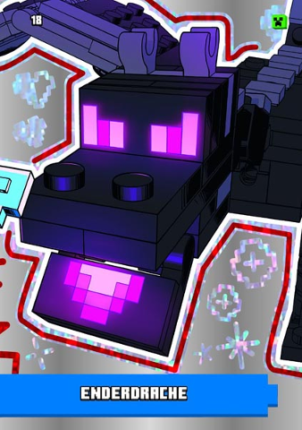Minecraft Trading Card Collection (German) Series 1 - # 18 Enderdrache