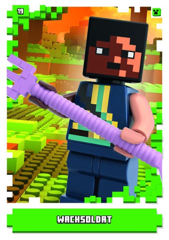 Minecraft Trading Card Collection (German) Series 1 - # 19 Wachsoldat