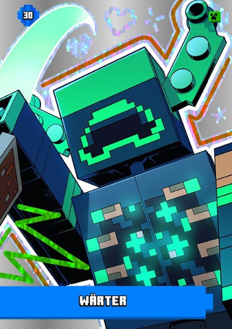 Minecraft Trading Card Collection (German) Series 1 - # 30 Wärter