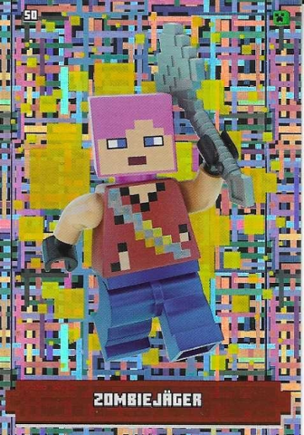 Minecraft Trading Card Collection (German) Series 1 - # 50 Zombiejäger