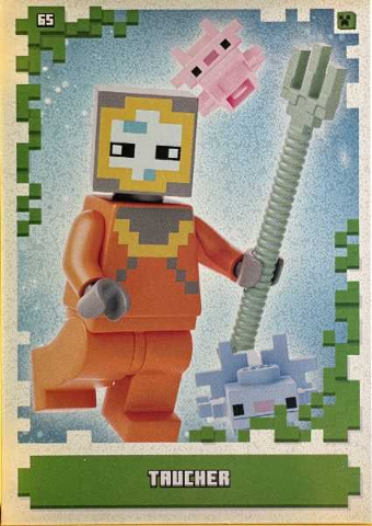 Minecraft Trading Card Collection (German) Series 1 - # 65 Taucher