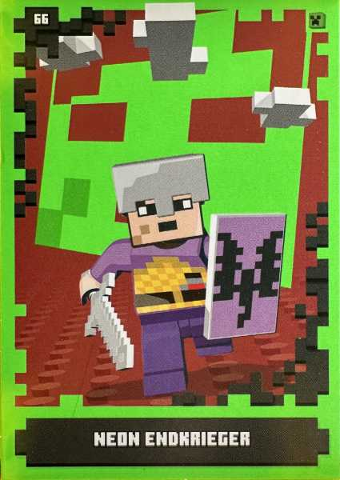 Minecraft Trading Card Collection (German) Series 1 - # 66 Neon Endkrieger