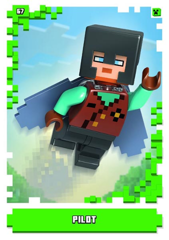 Minecraft Trading Card Collection (German) Series 1 - # 67 Pilot