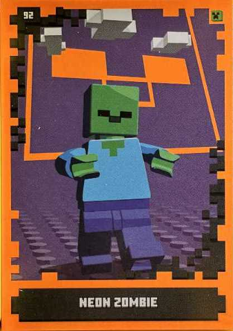 Minecraft Trading Card Collection (German) Series 1 - # 92 Neon Zombie