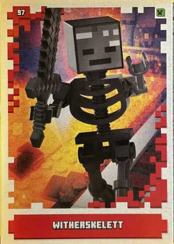 Minecraft Trading Card Collection (German) Series 1 - # 97 Witherskelett