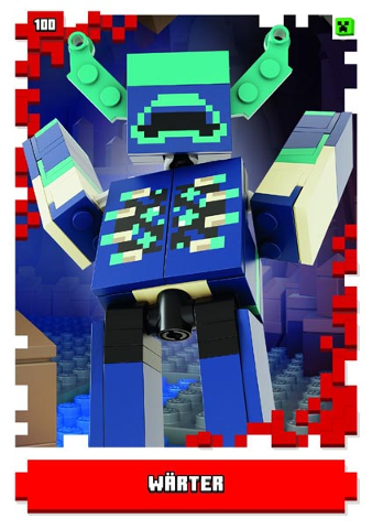 Minecraft Trading Card Collection (German) Series 1 - # 100 Wärter
