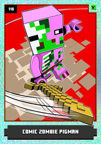 Minecraft Trading Card Collection (German) Series 1 - # 110 Comic Zombie Pigman