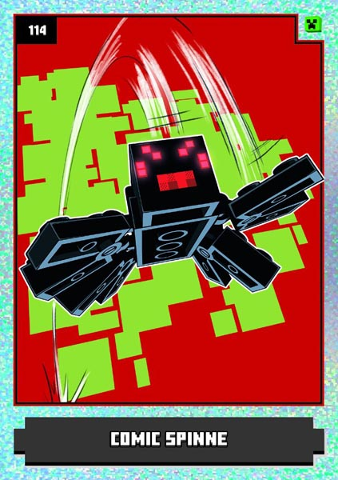 Minecraft Trading Card Collection (German) Series 1 - # 114 Comic Spinne