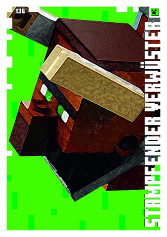 Minecraft Trading Card Collection (German) Series 1 - # 136 Stampfender Verwüster