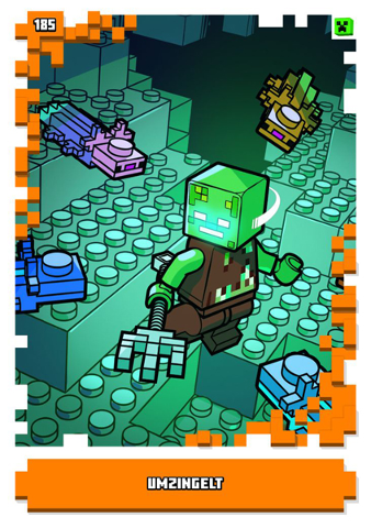 Minecraft Trading Card Collection (German) Series 1 - # 185 Umzingelt
