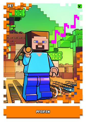 Minecraft Trading Card Collection (German) Series 1 - # 207 Pfeifen