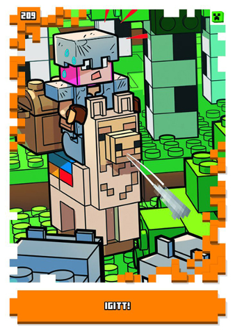 Minecraft Trading Card Collection (German) Series 1 - # 209 IGITT!