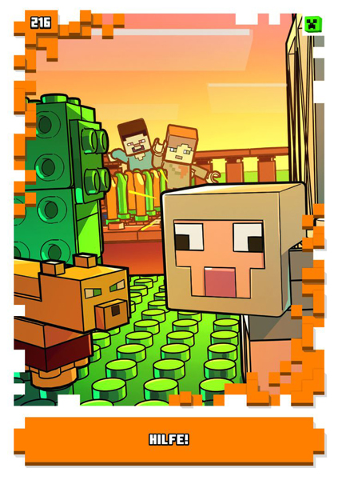 Minecraft Trading Card Collection (German) Series 1 - # 216 Hilfe!