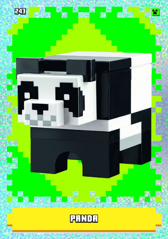 Minecraft Trading Card Collection (German) Series 1 - # 243 Panda