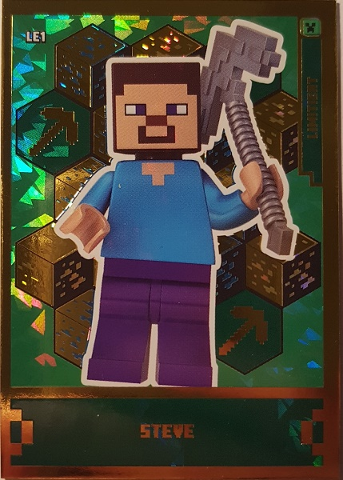 Minecraft Trading Card Collection (German) Series 1 - # LE1 Steve Limited Edition