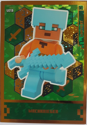 Minecraft Trading Card Collection (German) Series 1 - # LE13 Wachkrieger Limited Edition