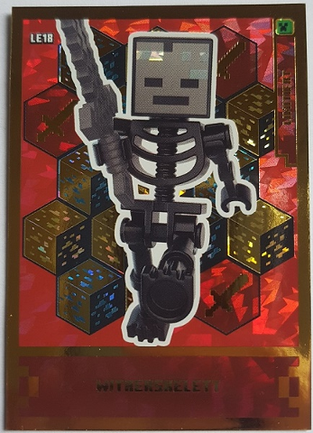 Minecraft Trading Card Collection (German) Series 1 - # LE18 Witherskelett Limited Edition