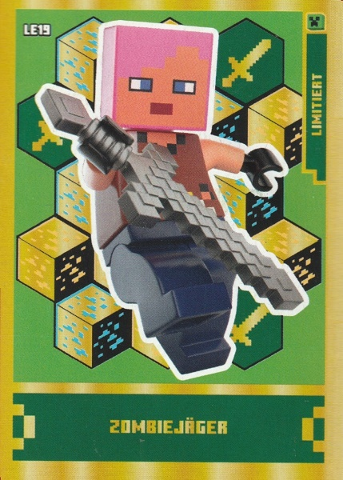 Minecraft Trading Card Collection (German) Series 1 - # LE19 Zombiejäger Limited Edition