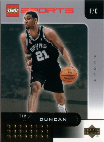 Tim Duncan, San Antonio Spurs #21 (Gold Leaf)