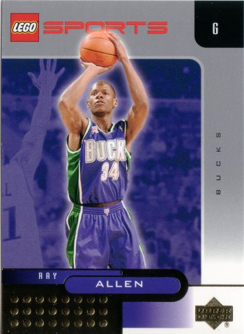 Ray Allen, Milwaukee Bucks #34 (Gold Leaf)