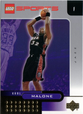 Karl Malone, Utah Jazz #32 (Gold Leaf)