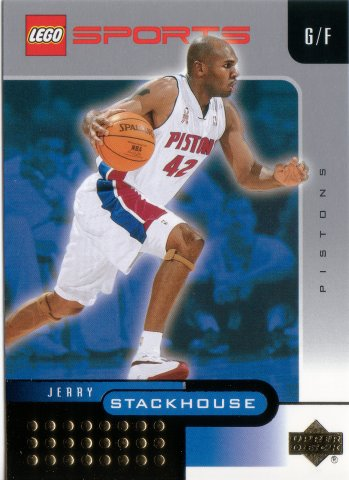 Jerry Stackhouse, Detroit Pistons #42 (Gold Leaf)
