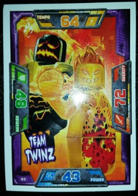 NEXO KNIGHTS Trading Card Game (German) Series 1 - # 93 Team Twinz