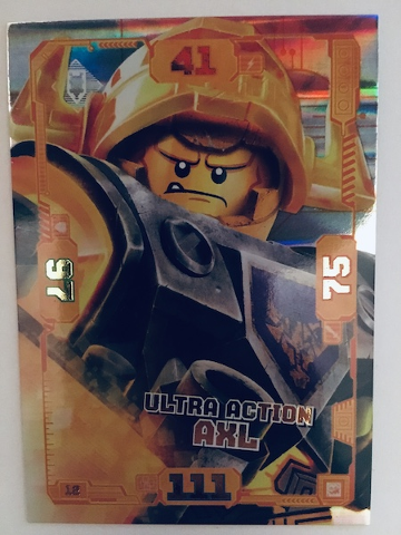 NEXO KNIGHTS Trading Card Game (German) Series 2 - # 12 Ultra Action Axl