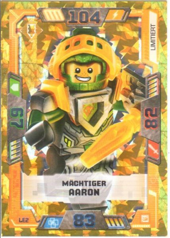 NEXO KNIGHTS Trading Card Game (German) Series 2 - # LE2 Mächtiger Aaron