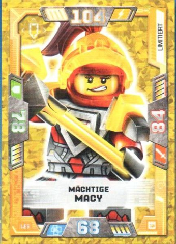 NEXO KNIGHTS Trading Card Game (German) Series 2 - # LE5 Mächtige Macy