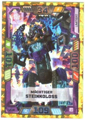 NEXO KNIGHTS Trading Card Game (German) Series 2 - # LE18 Mächtiger Steinkoloss