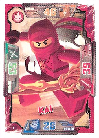 NINJAGO Trading Card Game (English) Series 1 - # 1 Kai