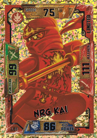 NINJAGO Trading Card Game (English) Series 1 - # LE1 NRG Kai Limited Edition