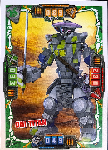 NINJAGO Trading Card Game (Czech) Series 2 - # 87 Oni Titan
