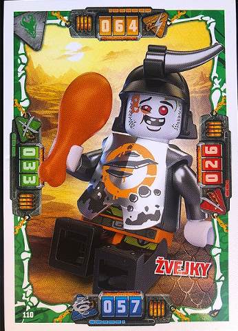 NINJAGO Trading Card Game (Czech) Series 2 - # 110 Žvejky
