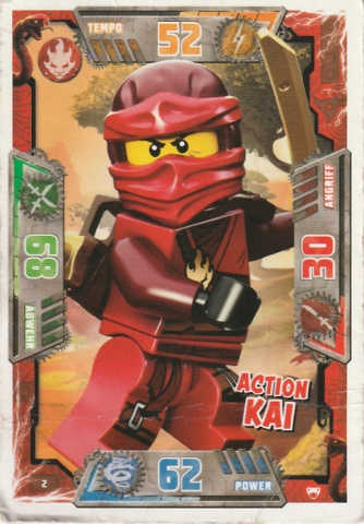NINJAGO Trading Card Game (German) Series 2 - # 2 Action Kai