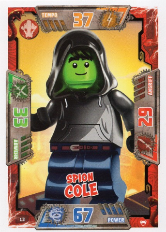 NINJAGO Trading Card Game (German) Series 2 - # 13 Spion Cole