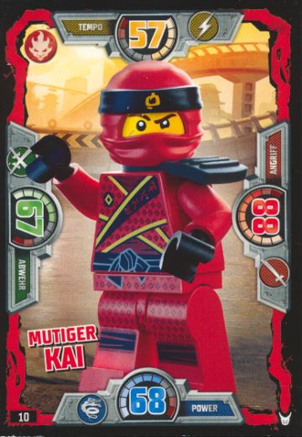 NINJAGO Trading Card Game (German) Series 3 - # 10 Mutiger Kai
